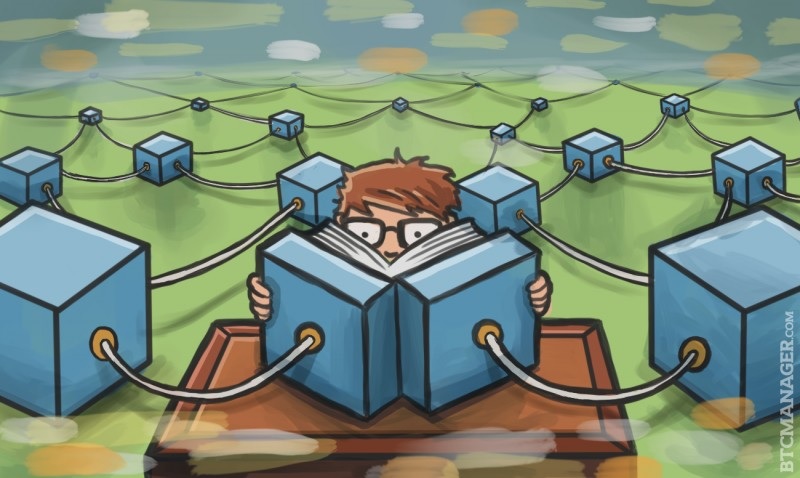 Blockchain ve eğitim görseli