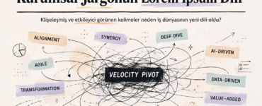 Kurumsal Jargon Velocity Pivot minimal illüstrasyonu