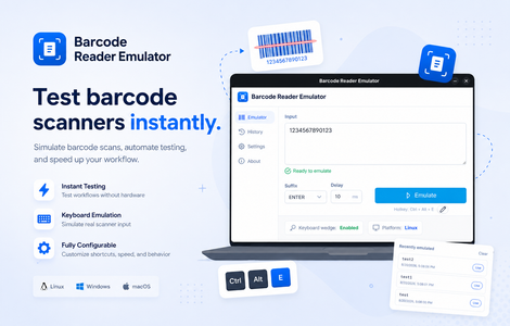 Barcode Scanner Emulator